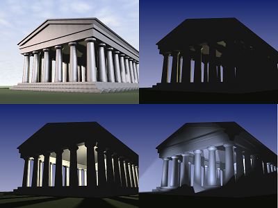 renderings of a greek temple