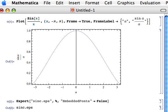 Screenshot of a Mathematica Graph