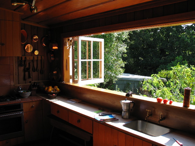 Kitchen Looking Out to Garden