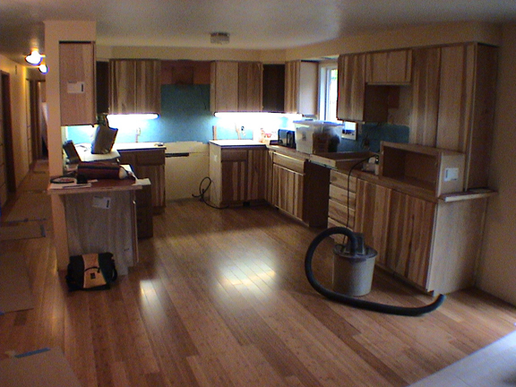 New Kitchen Lighting/Bamboo Floor