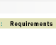 You are here: Requirements