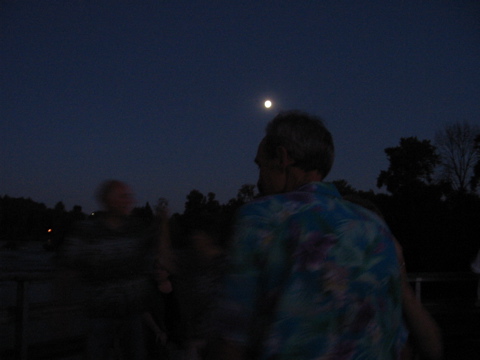 Dancing under the moon