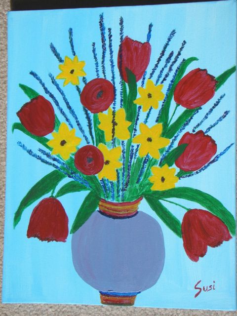 sold, Blumenvase