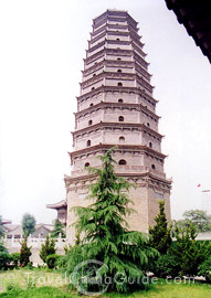 The Real Spirit Pagoda in the Famen Temple in Xian