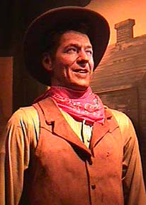 [Ronald Reagan dressed in western clothes]