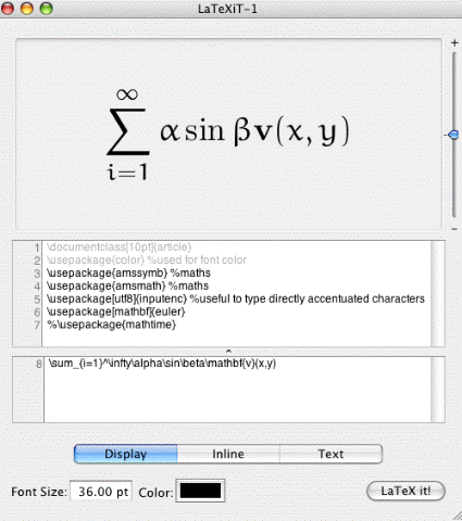 Illustrating Euler fonts