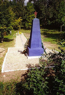 Memorial View behind Soviet Obelisk