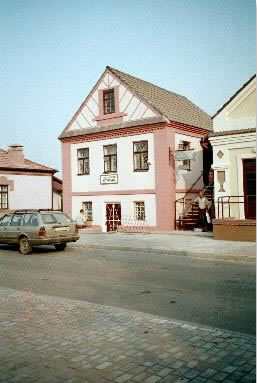 Pink Painted building