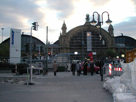 place in front of